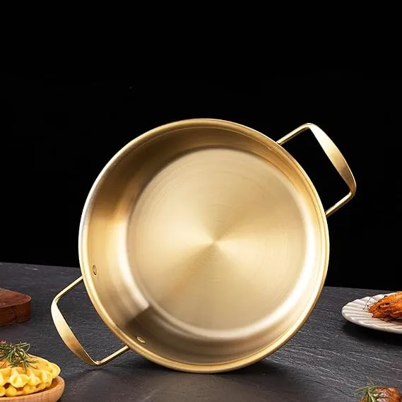 Stainless Steel Golden Pot (22cm)