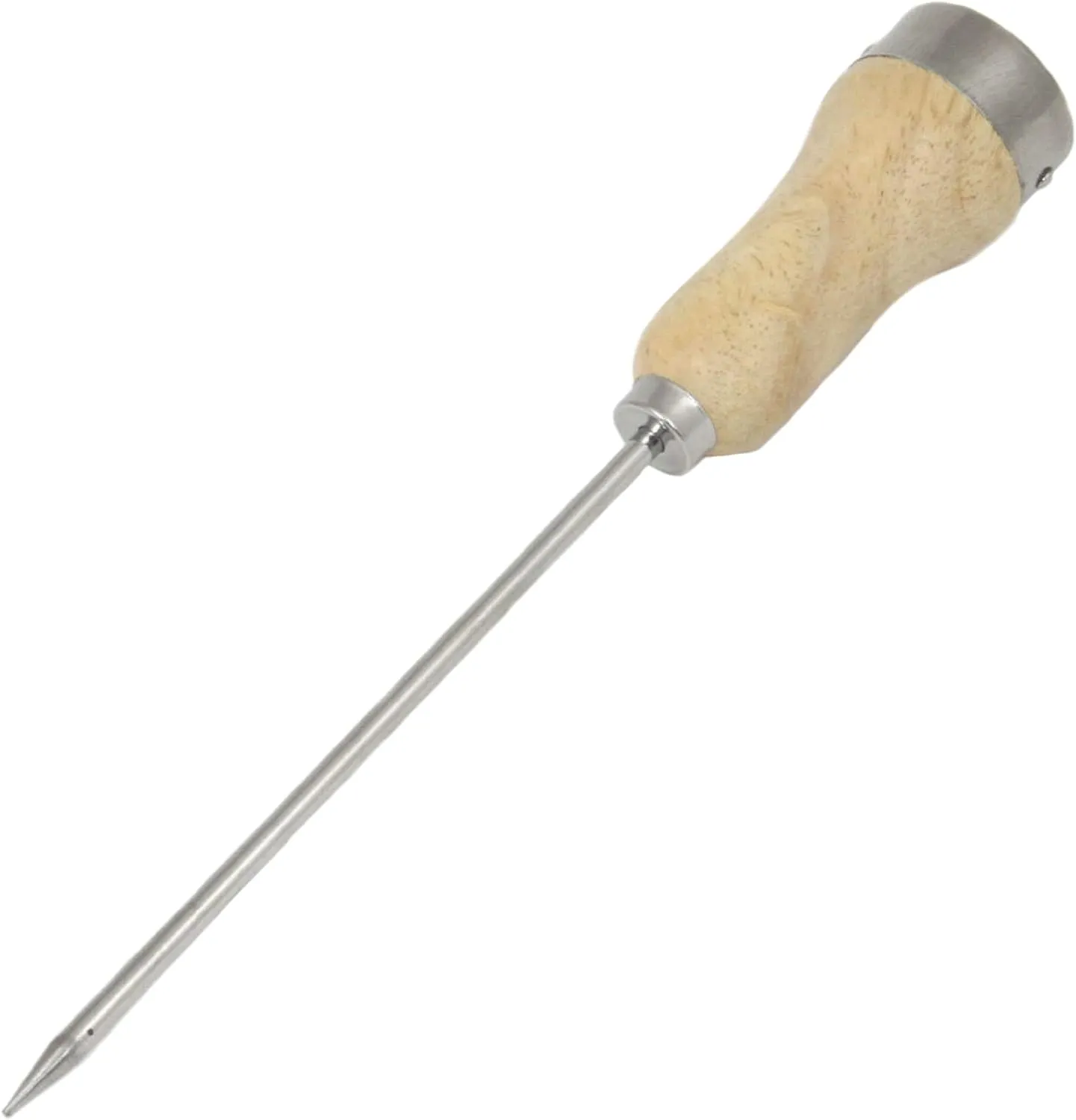 Sturdy Ice Pick, 9.5", Wood Handle