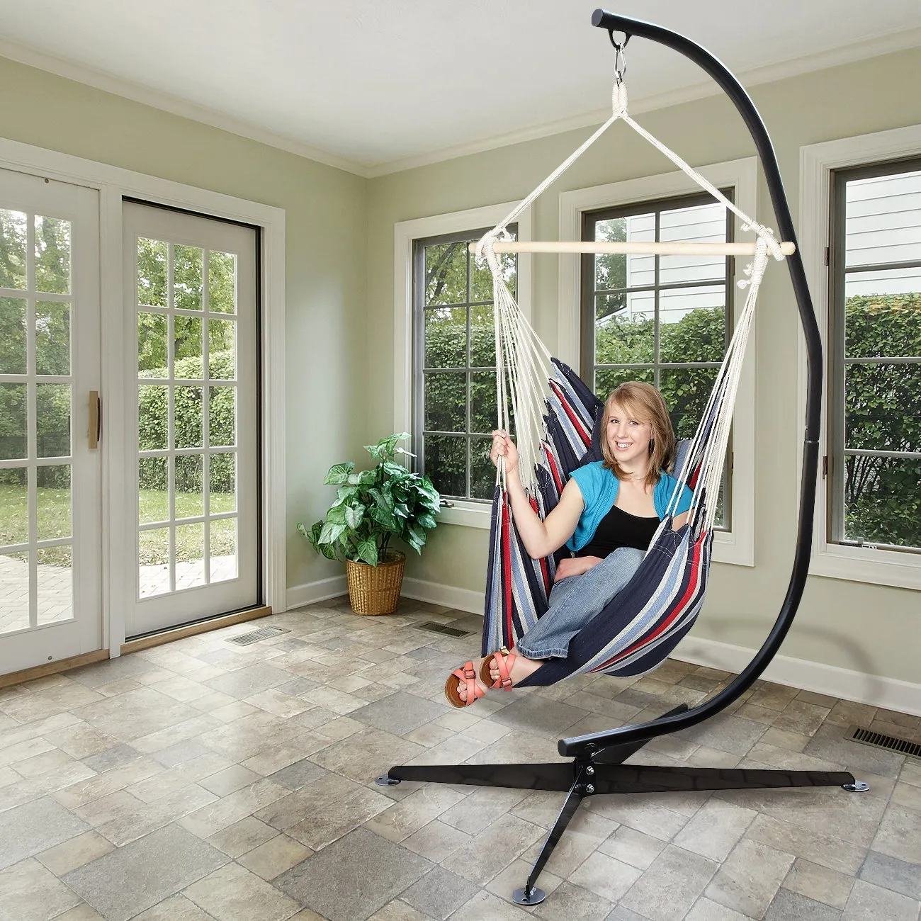 Swivel Hammock Stand Chair Frame