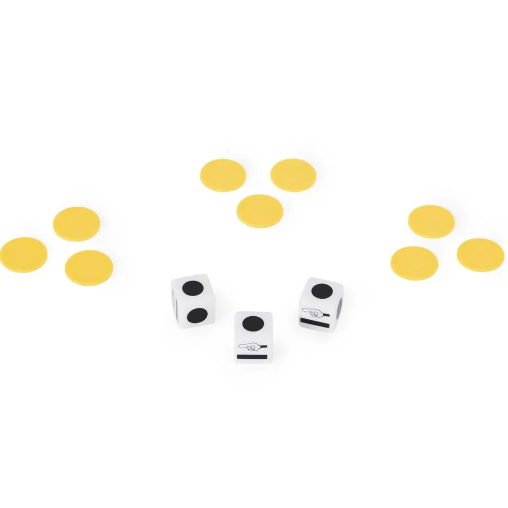 THE GAME OF LEFT CENTER RIGHT, EASY ADDICTIVE TRAVEL TUBE FUN DICE GAME