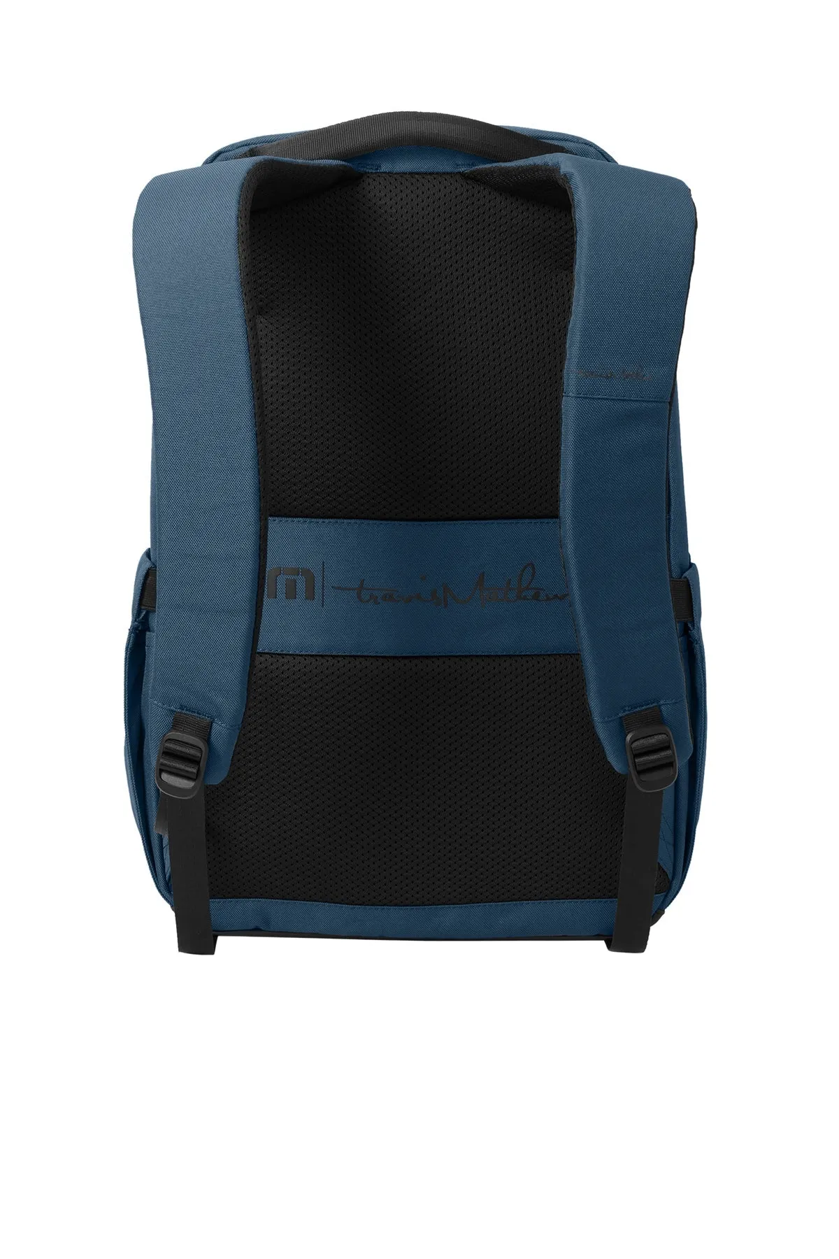 TravisMathew Approach Branded Backpacks, Dusty Blue