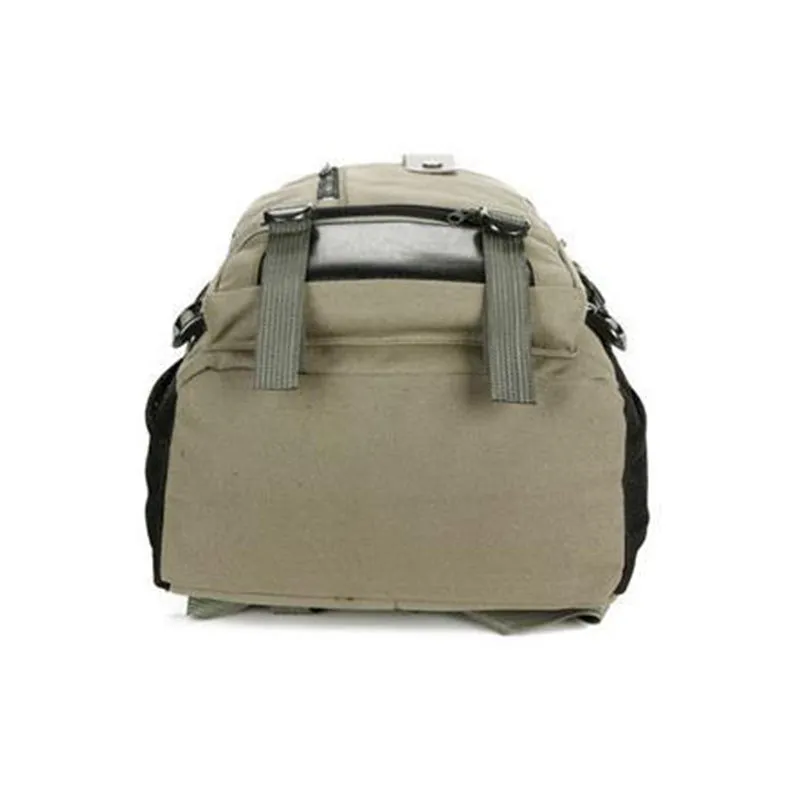 Unisex Multi-Pocket Spacious Interior Canvas Traveling Top-Handled Backpack