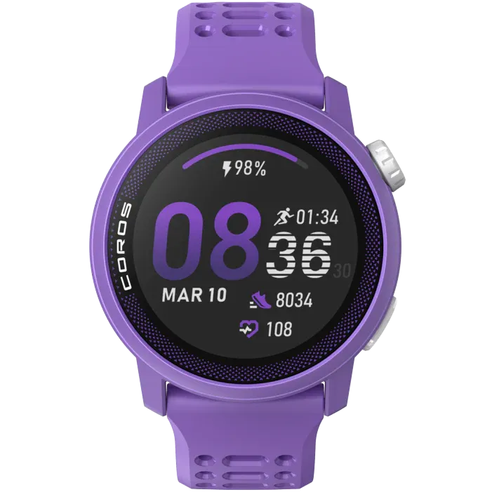 Unisex PACE 3 GPS Sport Watch - Violet / Silicone Band