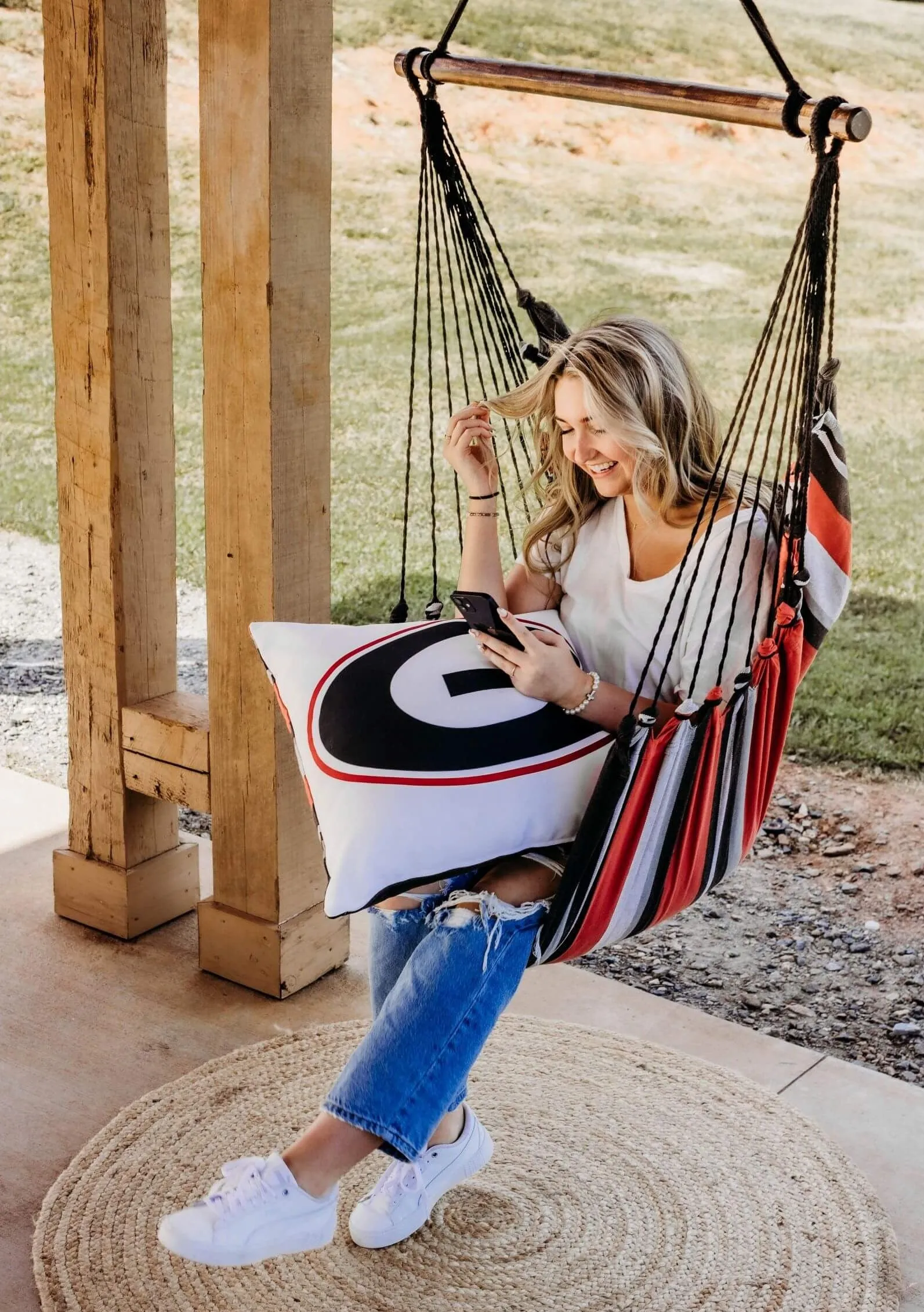 University of Georgia BULLDOGS Hanging Chair Swing | GEORGIA