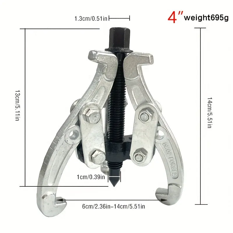 Versatile 3Jaw Gear Puller for Machine Repair and Dismantling