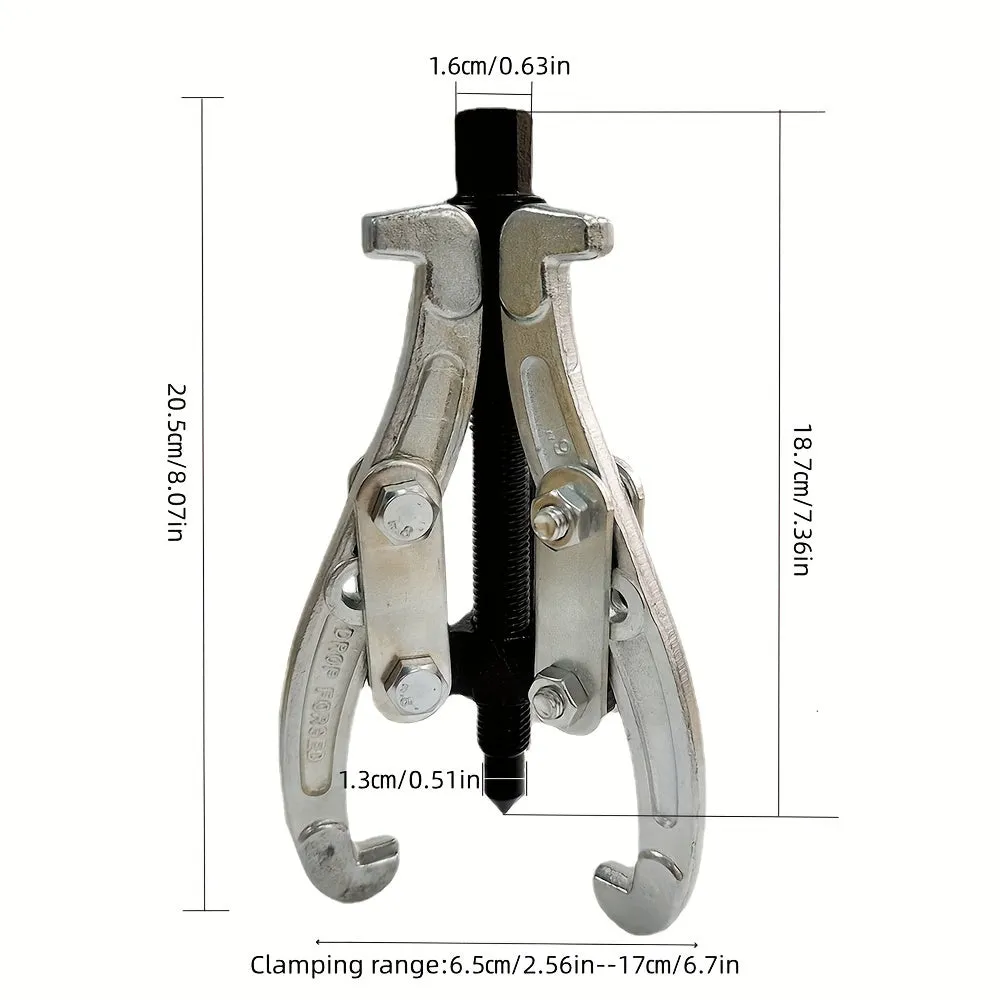 Versatile 3Jaw Gear Puller for Machine Repair and Dismantling