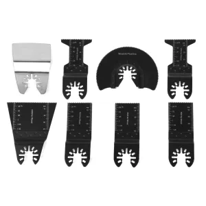 WEN MTB008 8-Piece Oscillating Multi-Tool High Carbon Steel Wood Blade Set