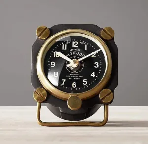 WWII Altimeter Clock - Black