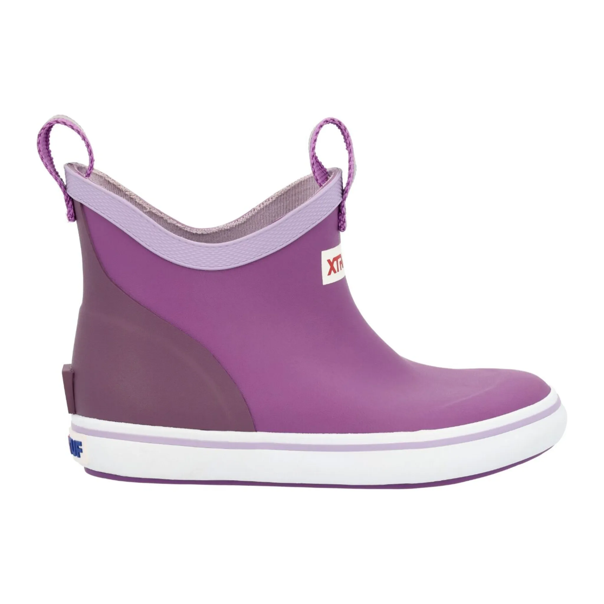 XTRATUF BIG KIDS DEWBERRY/PURPLE GUMDROP ANKE DECK BOOTS - XKAB500Y