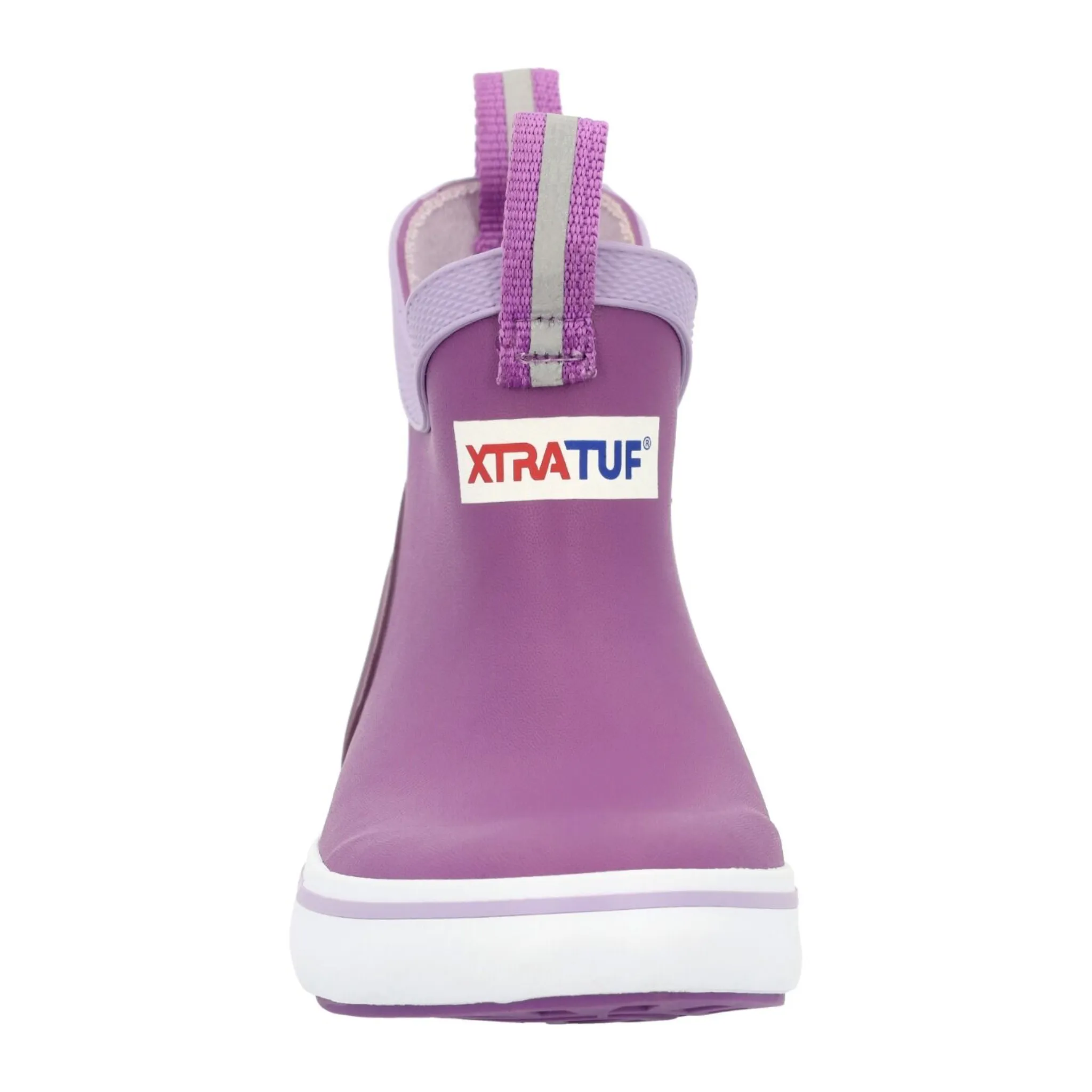 XTRATUF BIG KIDS DEWBERRY/PURPLE GUMDROP ANKE DECK BOOTS - XKAB500Y